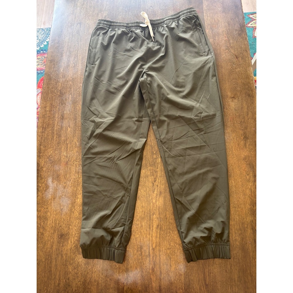 Cove USA Mens Olive Green Active Joggers Elastic Waist Drawstring Size 3XL